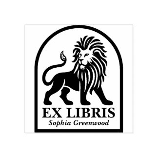 Sello De Caucho Ex Libris - León