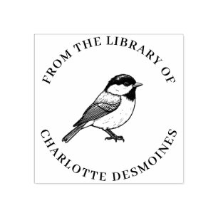 Sello De Caucho Ex Libris, Personalizado de estampado de libros de