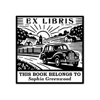 Sello De Caucho Ex Libris - Unidad de campo