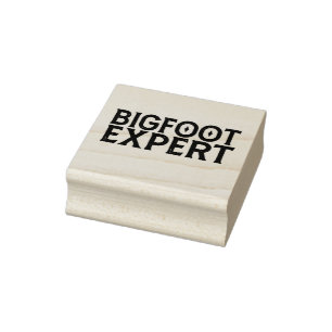 Sello De Caucho Experto en Bigfoot