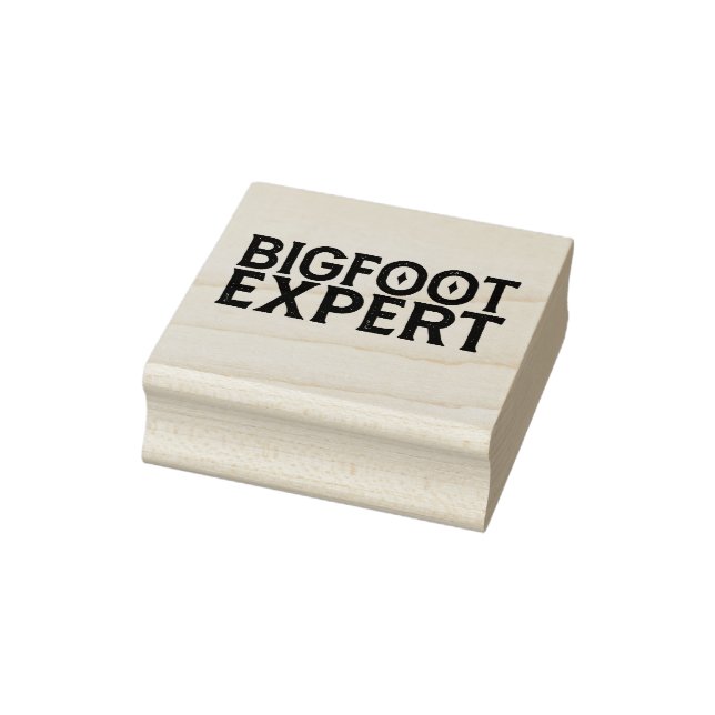 Sello De Caucho Experto en Bigfoot (Sello)