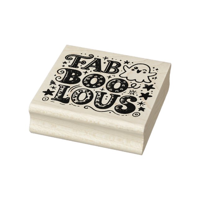 Sello De Caucho FabBOOlous - Fantasmas con Glam (Sello)