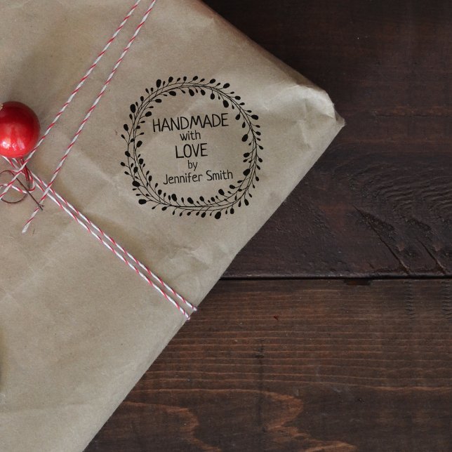 Sello De Caucho Fabricado a mano con amor, (Subido por el creador)