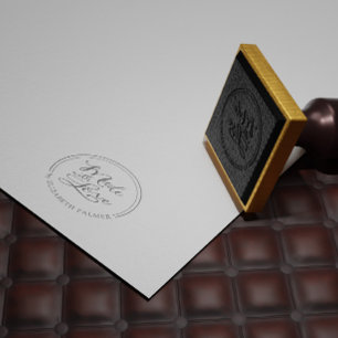 Sello De Caucho Fabricado a mano con amor Whimsical Script Product