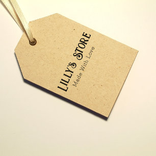 Sello De Caucho Fabricado con amor Tienda artesanal Tipografía de 