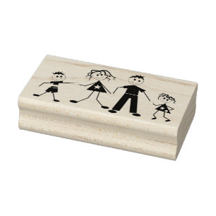 Sello De Caucho Familia de imágenes de stick