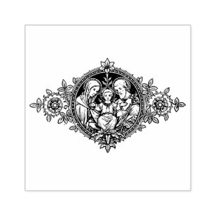 Sello De Caucho Familia santa Jesús Maria San José