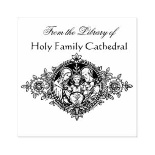 Sello De Caucho Familia santa Jesús Maria San José