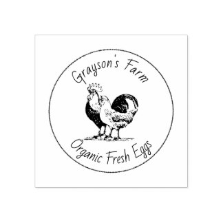 Sello De Caucho Family Farm Organic Fresh Eggs