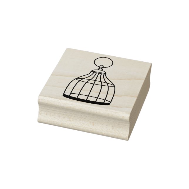 Sello De Caucho Fancy Birdcage Art Stamp (Sello)