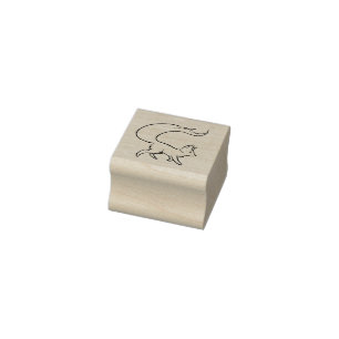 Sello De Caucho Fancy Fox Stamp