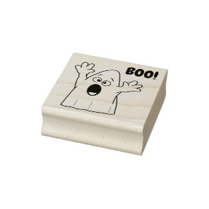 Sello De Caucho Fantasma con Boo