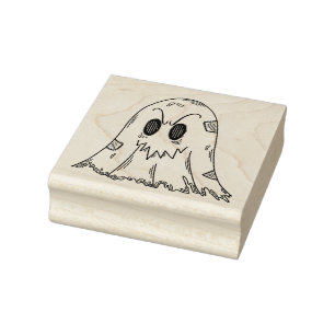 Sello De Caucho Fantasma de Halloween