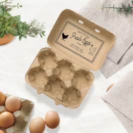 Sello De Caucho Farmhouse Best | Egg Carton Stamp