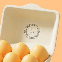 Farmhouse Style Duck Egg carton Wood Art Stamp