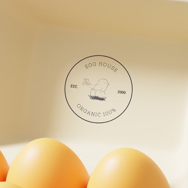 Sello De Caucho Farmhouse Style Egg Carton Stamp Family Business (Farmhouse Style Egg Carton Stamp Family Business)