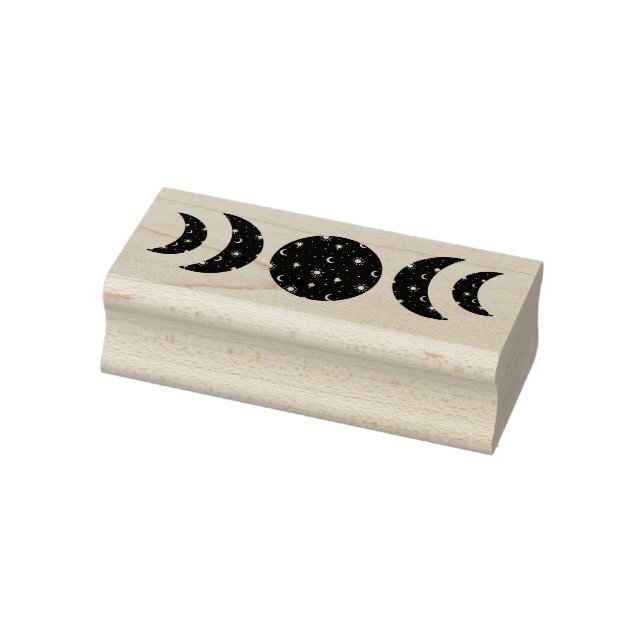 Sello De Caucho Fases de la Luna (Sello)