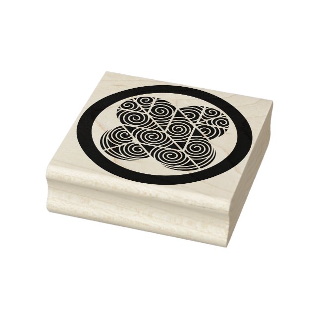 Sello De Caucho Feather Asano Taka no Ha Pattern Rubber Stamp (Sello)