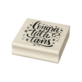 Sello De Caucho Felicitaciones