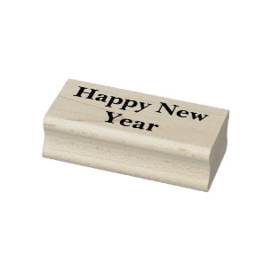 Sello De Caucho Feliz Año Nuevo