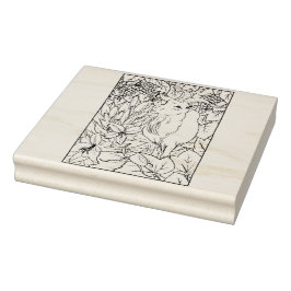 Sello De Caucho Feliz Cabra Hollow