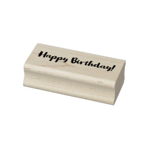 Sello De Caucho ¡Feliz cumpleaños con clase!