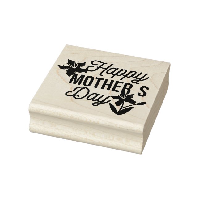 Sello De Caucho Feliz Día de la Madre (Sello)