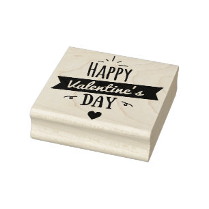 Sello De Caucho Feliz Día de San Valentín