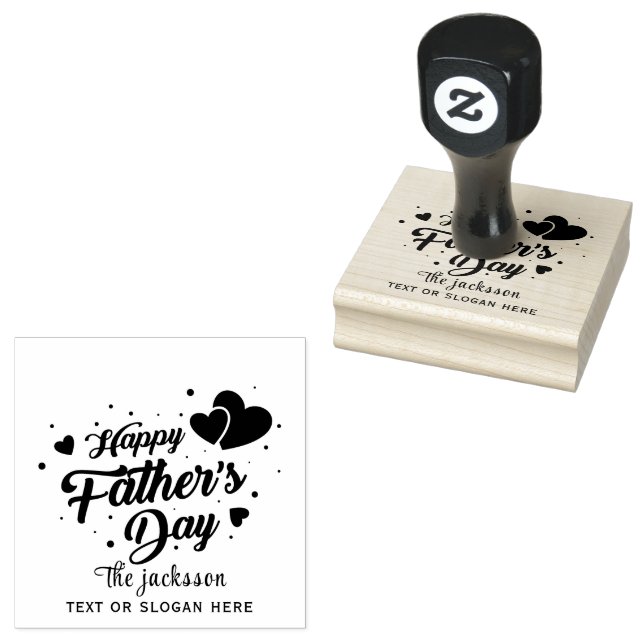 Sello De Caucho Feliz Día del Padre (Sellado)