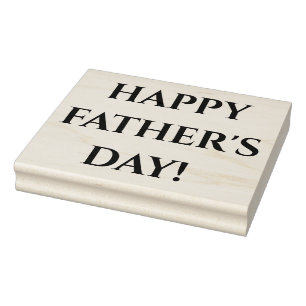Sello De Caucho Feliz Día del Padre - Bloquear Estampilla de goma