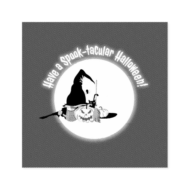 Sello De Caucho Feliz Halloween Y Todos (Impresión)