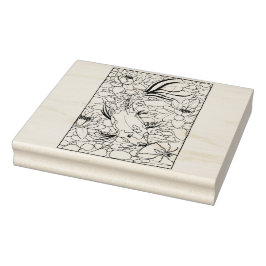 Sello De Caucho Feliz Hollow Koi