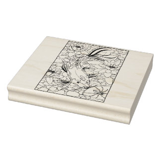 Sello De Caucho Feliz Hollow Koi