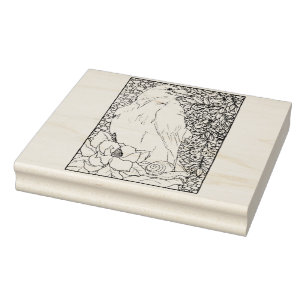 Sello De Caucho Feliz Hollow Raven