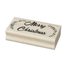 Sello De Caucho Feliz Navidad