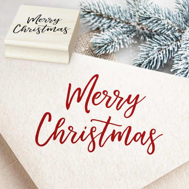 Sello De Caucho Feliz Navidad (Merry Christmas Rubber Stamp)