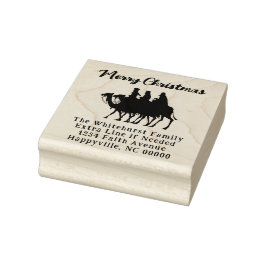 Sello De Caucho Feliz Navidad Sabios Hombres Estampado Reutilizabl