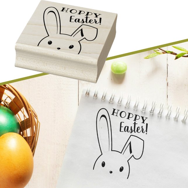 Sello De Caucho Feliz Personalizado conejito de Pascua Primavera g (Subido por el creador)
