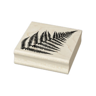 Sello De Caucho Fern Leaf Stano