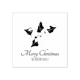 Sello De Caucho Festividad personalizada con guión de Berry de árb