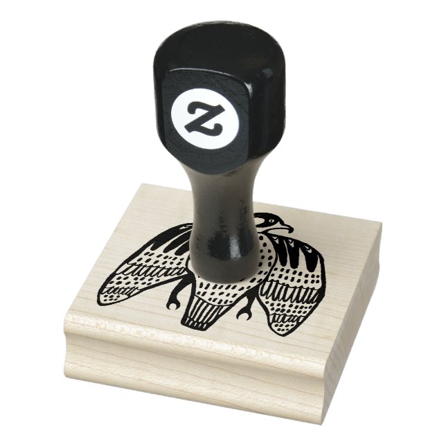 Sello De Caucho Fierce Falcon Birds Hand Drake PERSONALIZAR IT (Sello)