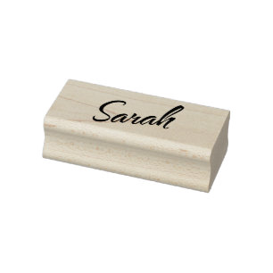 Sello De Caucho Firma de nombre de Sarah