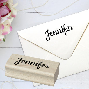 Sello De Caucho Firma de nombre personalizado personalizada
