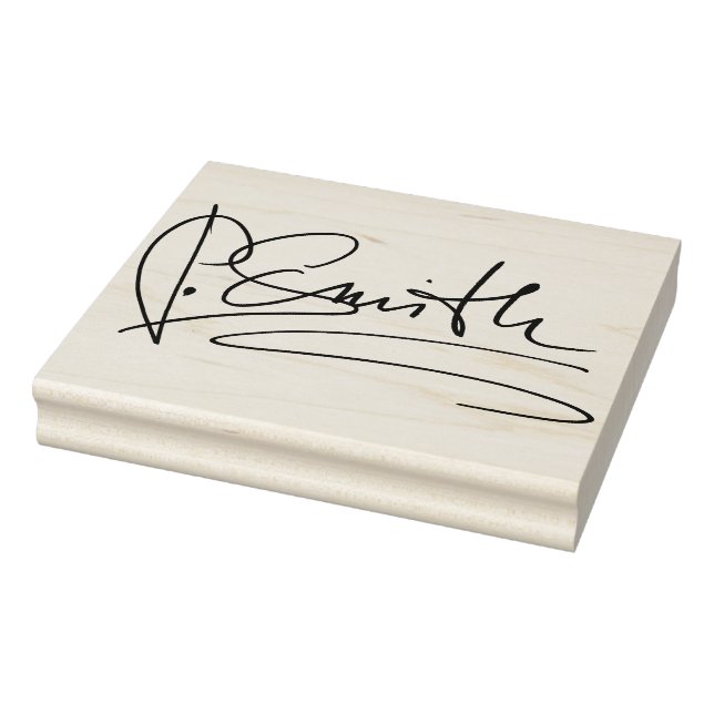Sello De Caucho Firma personalizada personalizado grande (Sello)