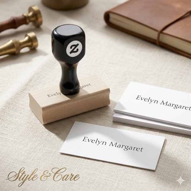 Sello De Caucho Firma Personalizada Profesional Personalizable (Professional Custom Signature Personalized Rubber Stamp)