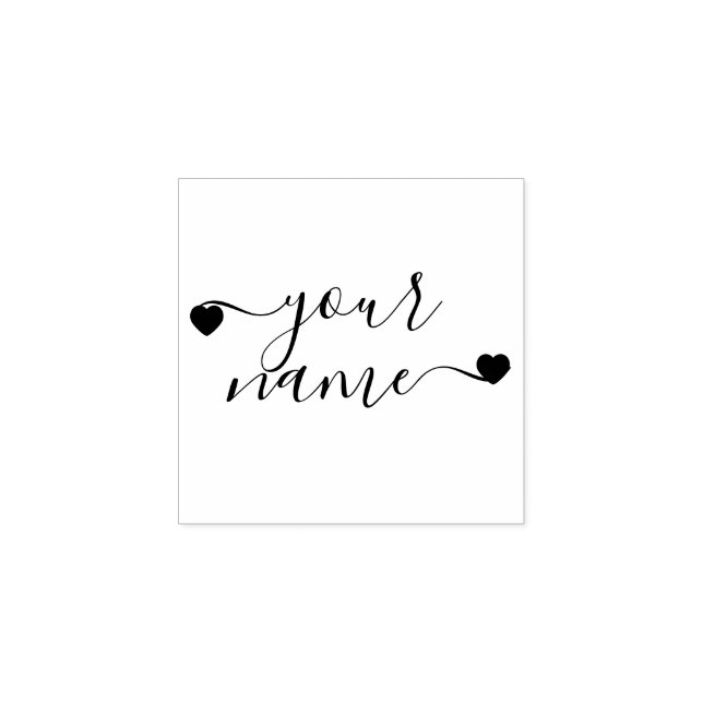 Sello De Caucho Firma Texto o nombre de su Personalizado (Impresión)