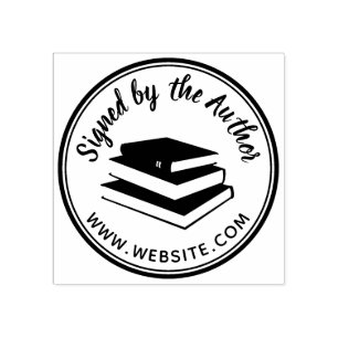 Sello De Caucho Firmado por Autor de la Empresa de Escritores de M