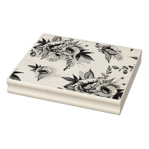 Sello De Caucho flor de primavera