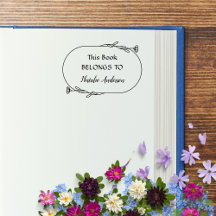 Floral botánica Este Libro Pertenece A Script