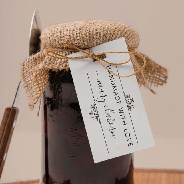 Sello De Caucho Flores silvestres modernas nombre personalizado he (Subido por el creador)